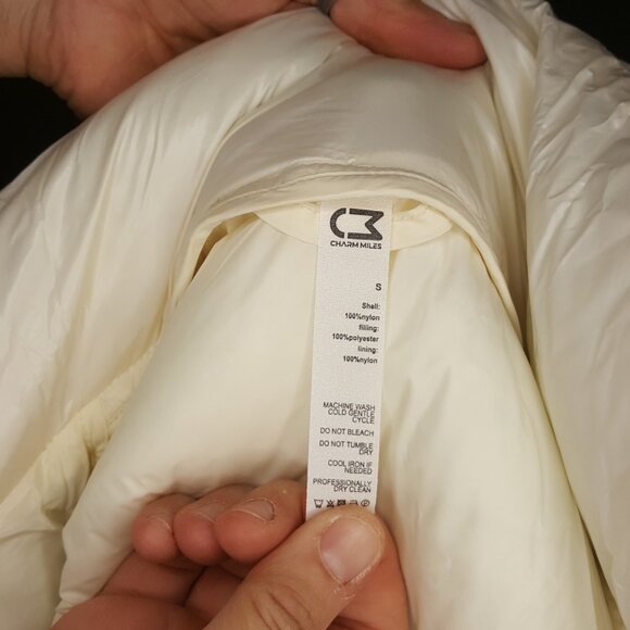 White Puffer Coat- NWT - Picture 4 of 6